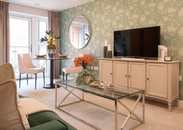 Show home living room